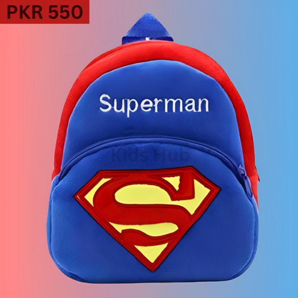 Superman Character Backpack For Kids
